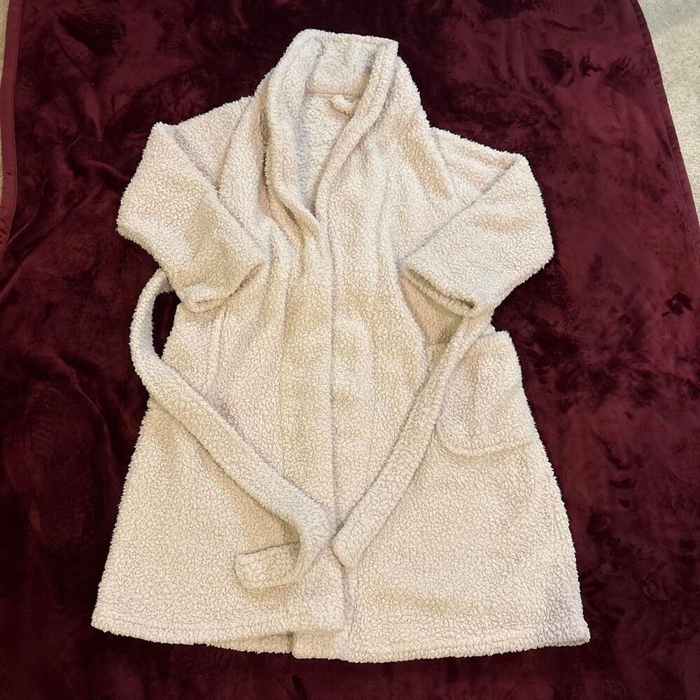 Sephora Women's Cream and Pink Robe